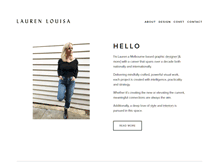 Tablet Screenshot of laurenlouisa.com